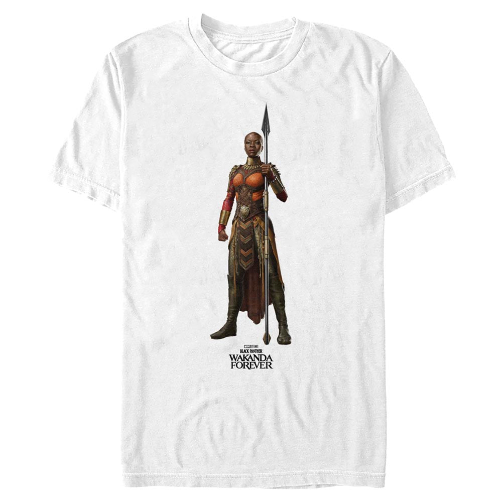 Men's Marvel Black Panther Wakanda Forever Okoye Blank T-Shirt